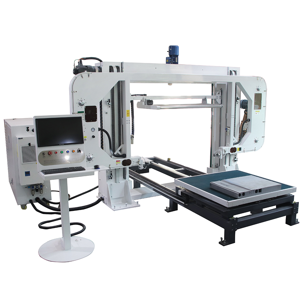 海綿數(shù)控仿形切割機(jī) (橫刀旋轉(zhuǎn)臺)